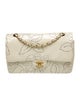 Chanel Medium Camellia Perforated Flap Bag
