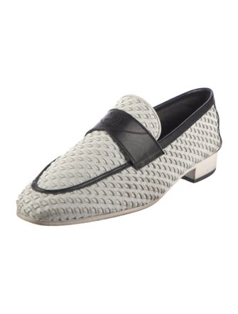 Chanel 2017 Interlocking CC Logo Loafers
