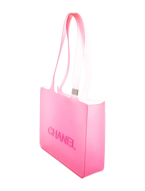 Chanel Jelly Logo Tote