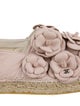 Chanel Interlocking CC Logo Leather Espadrilles
