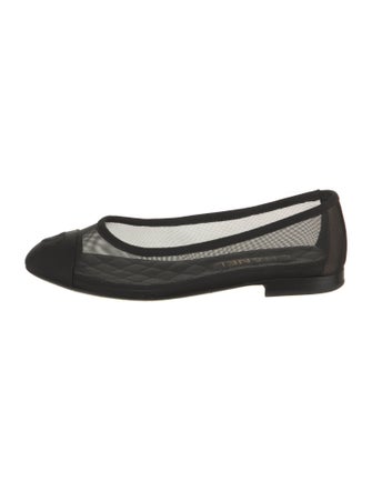 Chanel 2025 Interlocking CC Logo Ballet Flats