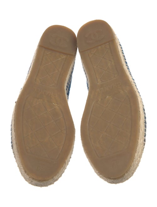 Chanel 2017 Interlocking CC Logo Espadrilles