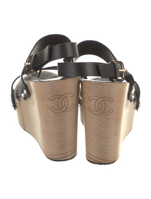 Chanel 2016 Interlocking CC Logo Slingback Sandals