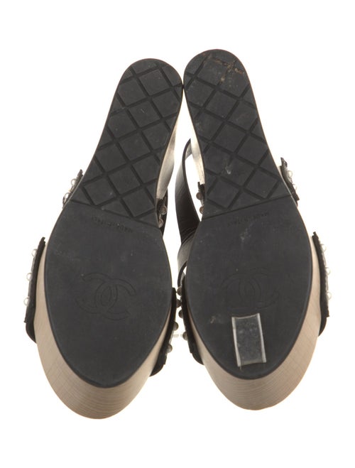 Chanel 2016 Interlocking CC Logo Slingback Sandals