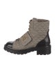 Chanel 2022 Interlocking CC Logo Combat Boots