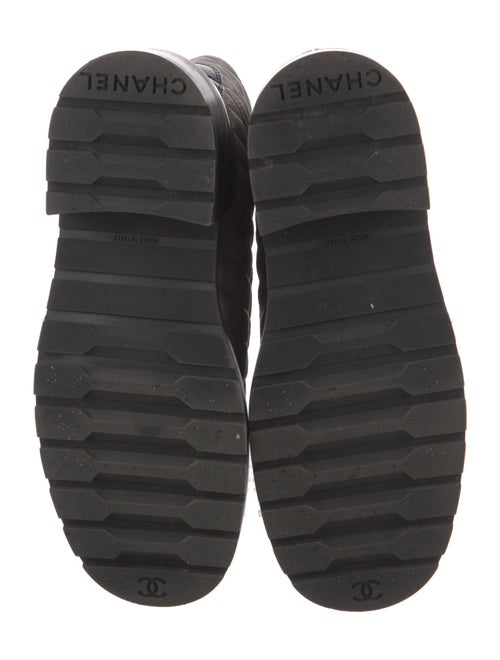 Chanel 2022 Interlocking CC Logo Combat Boots