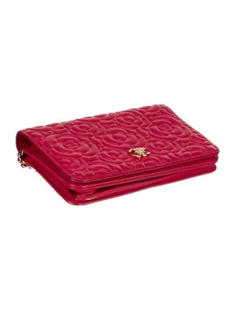 Chanel Camellia Wallet On Chain