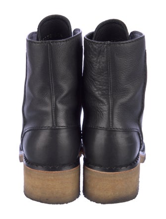 Chanel 2020 Interlocking CC Logo Combat Boots