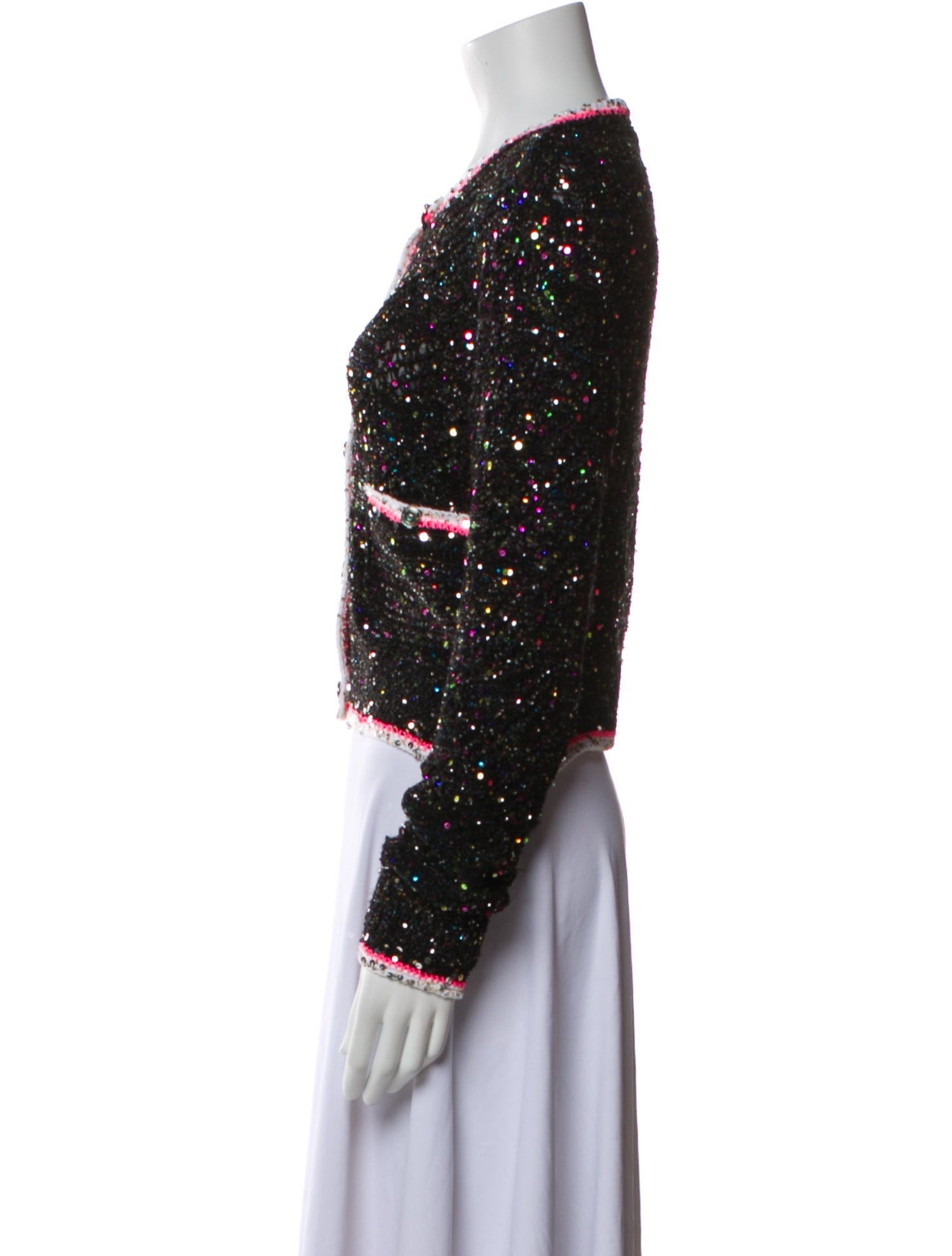 Chanel 2024 Striped Evening Jacket