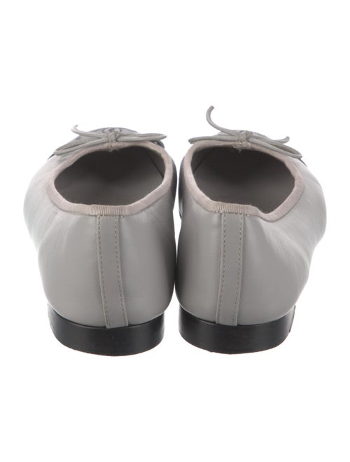 Chanel Interlocking CC Logo Leather Ballet Flats