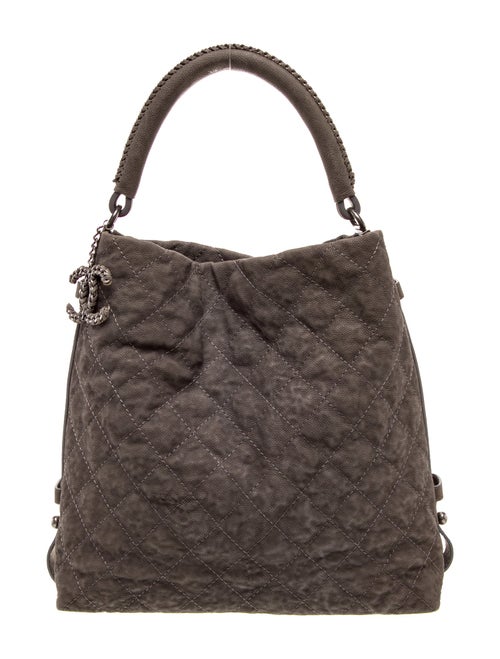 Chanel Quilted Boy Handle Hobo