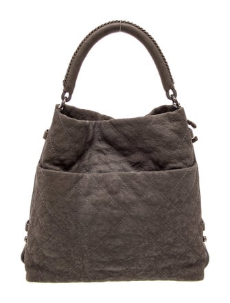 Chanel Quilted Boy Handle Hobo