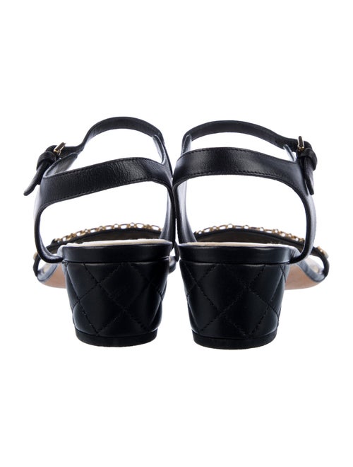 Chanel 2016 Interlocking CC Logo Sandals