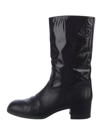 Chanel 2021 Interlocking CC Logo Rain Boots