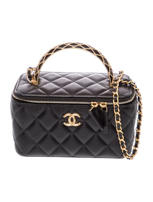 Chanel Small Metal Twist Vanity Case with Chain