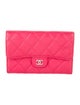 Chanel 2014 Interlocking CC Logo Trifold Wallet