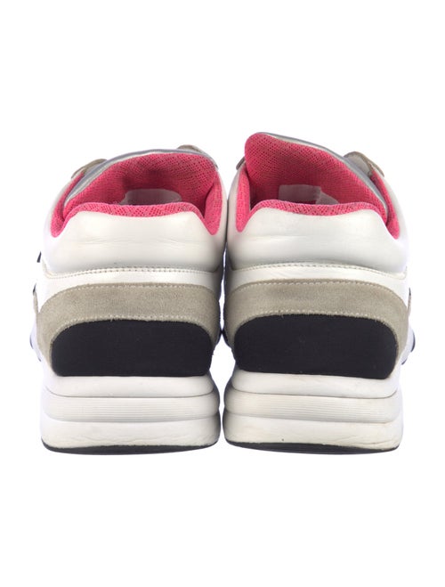 Chanel Interlocking CC Logo Leather Sneakers