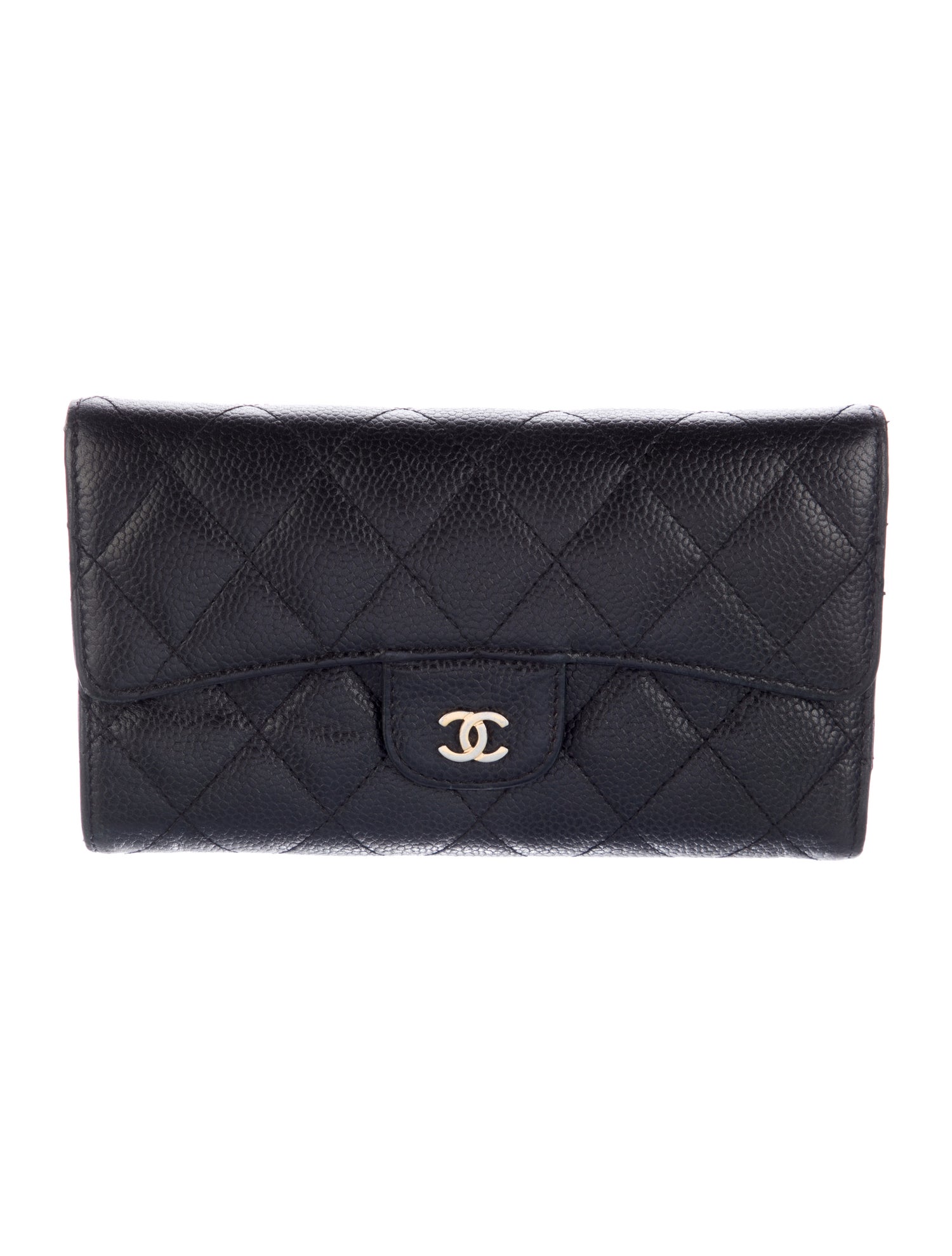 Chanel 2011-2012 Interlocking CC Logo Trifold Wallet