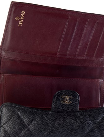 Chanel 2011-2012 Interlocking CC Logo Trifold Wallet