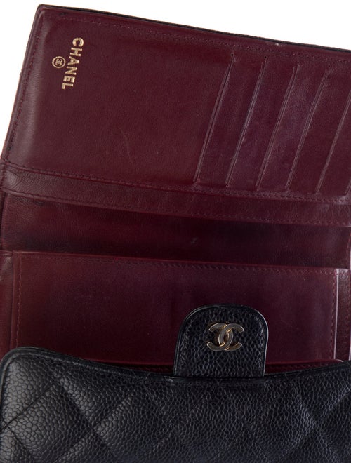 Chanel 2011-2012 Interlocking CC Logo Trifold Wallet