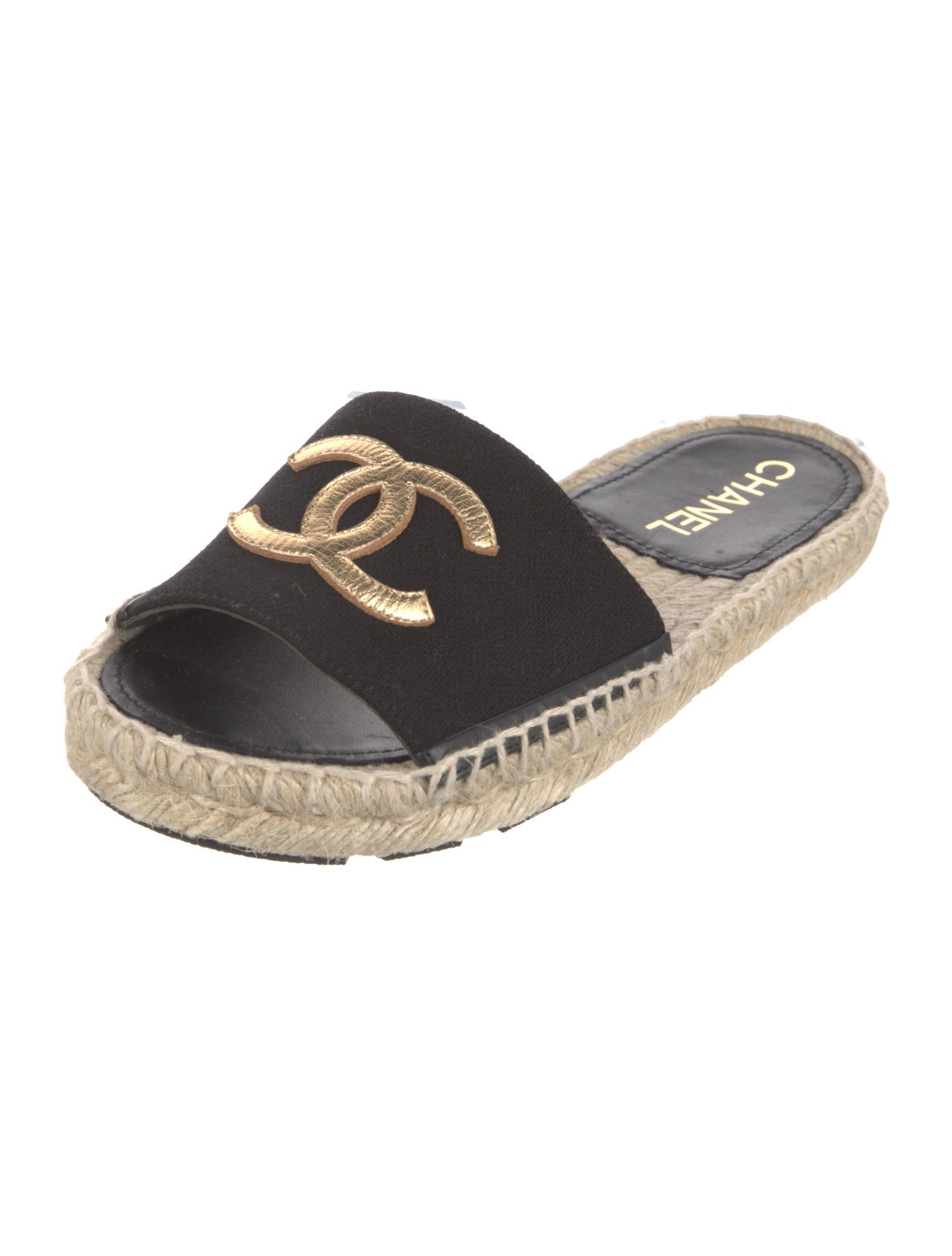 Chanel 2024 Interlocking CC Logo Espadrilles