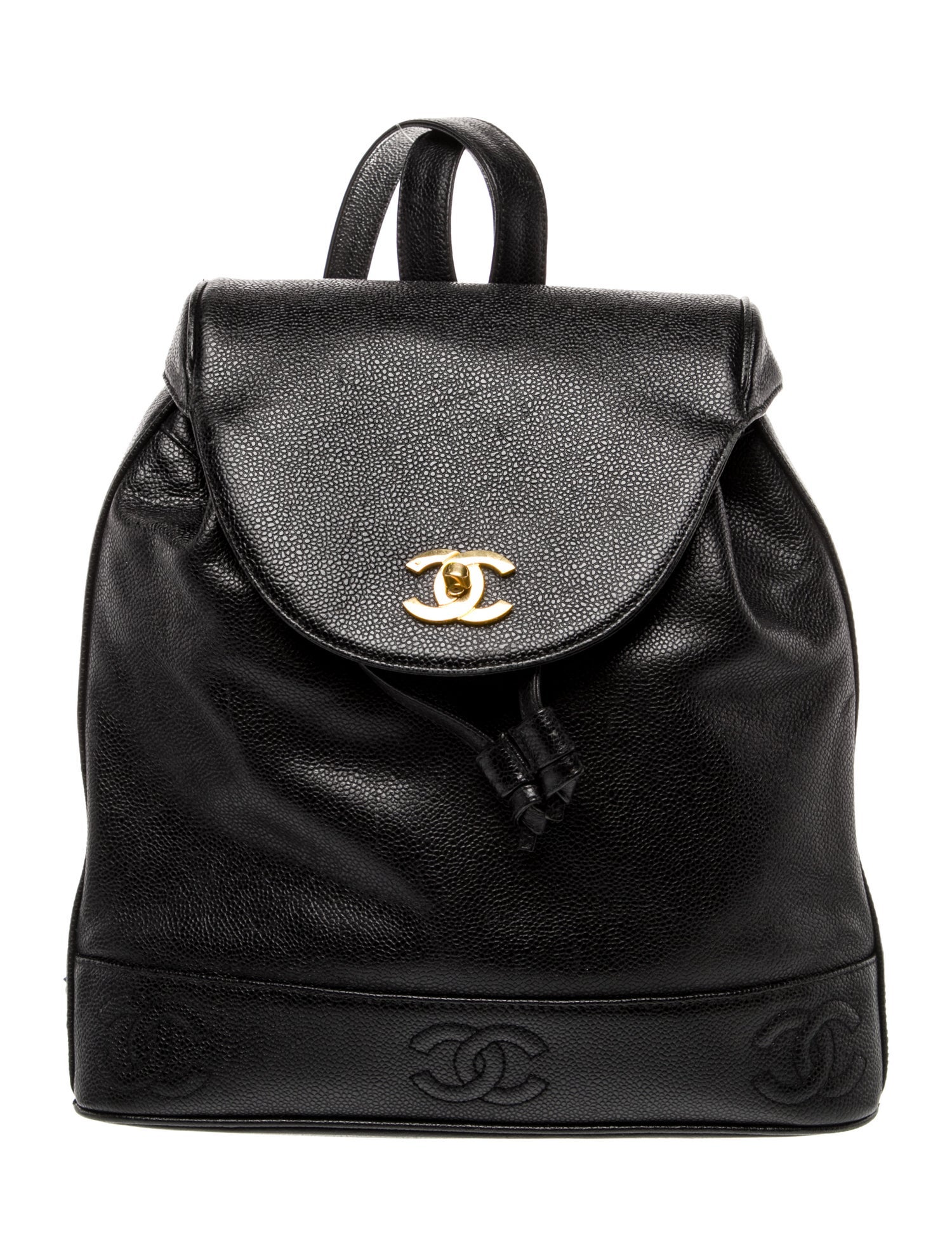 Chanel Caviar Triple CC Backpack