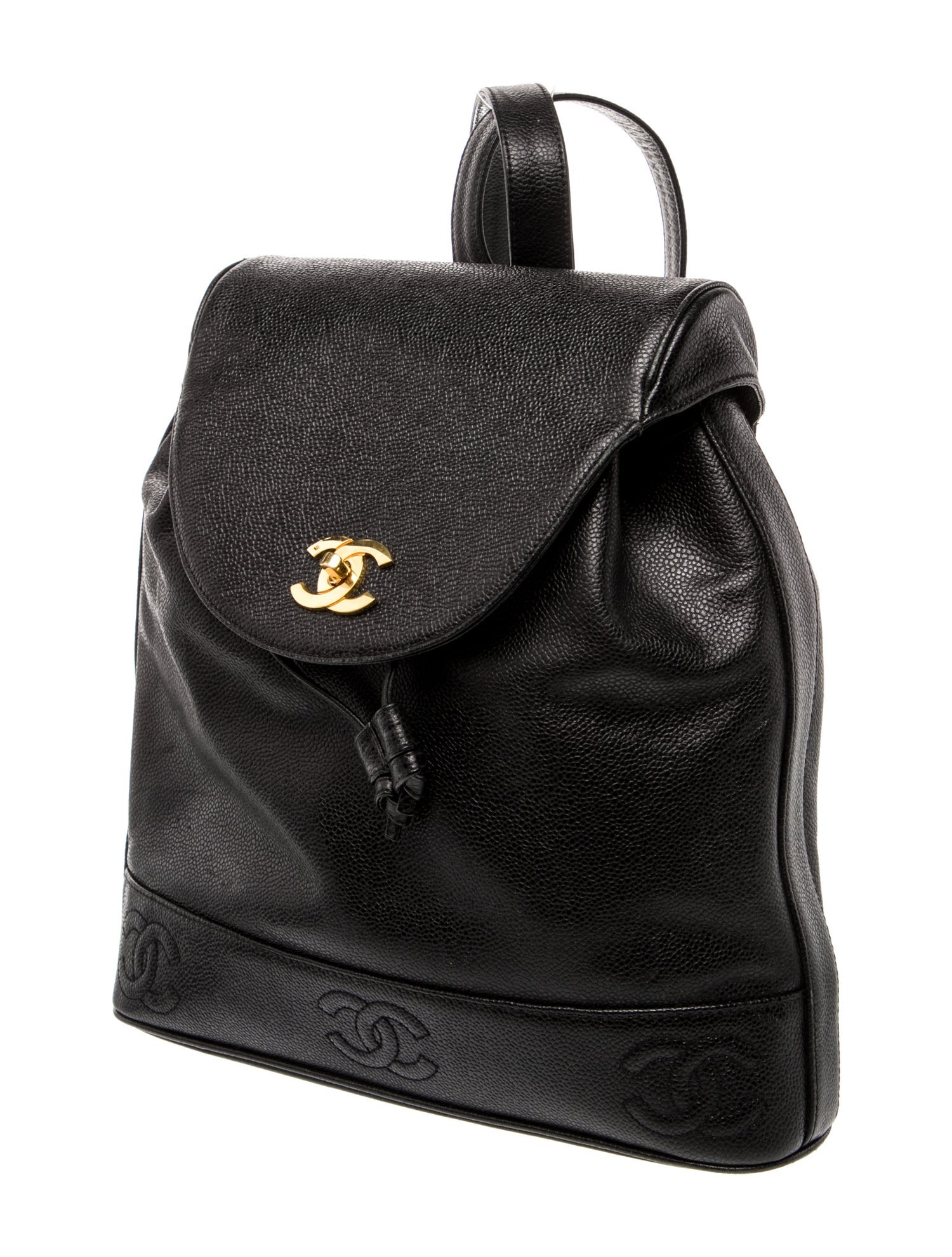 Chanel Caviar Triple CC Backpack