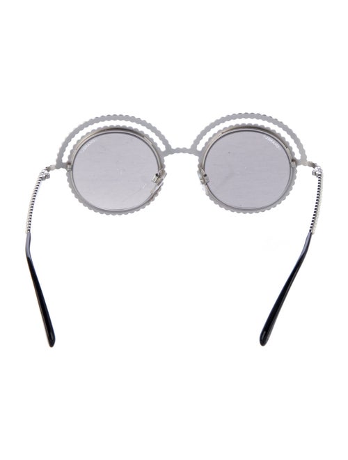 Chanel Interlocking CC Logo Round Sunglasses