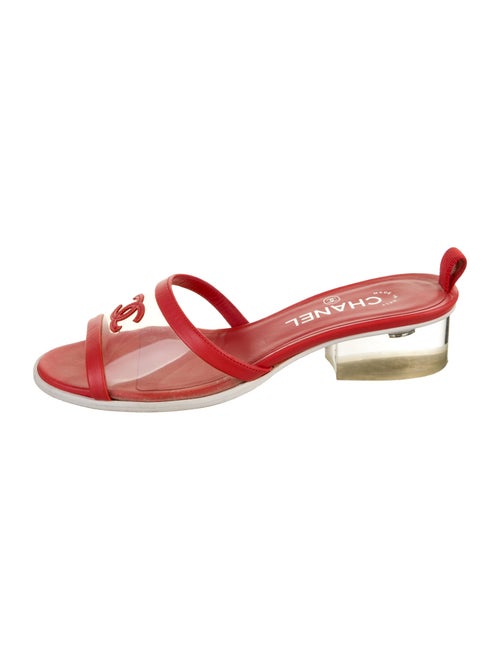 Chanel 2019 Interlocking CC Logo Slingback Sandals