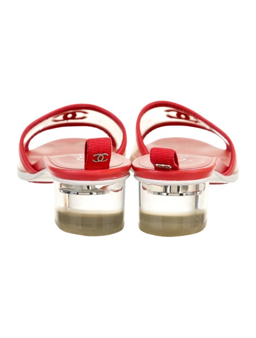 Chanel 2019 Interlocking CC Logo Slingback Sandals