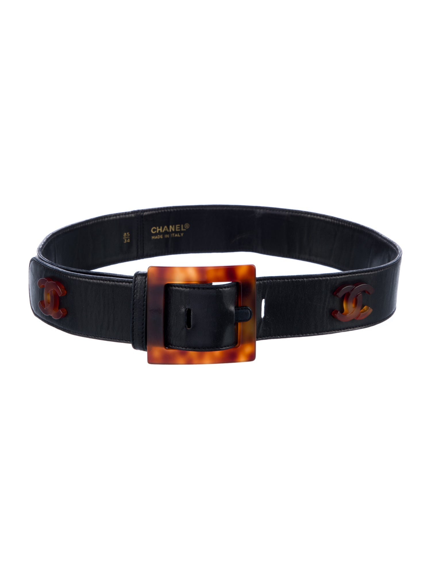 Chanel Vintage Interlocking CC Logo Waist Belt