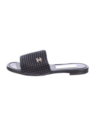 Chanel 2025 Interlocking CC Logo Slides