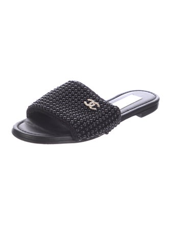 Chanel 2025 Interlocking CC Logo Slides