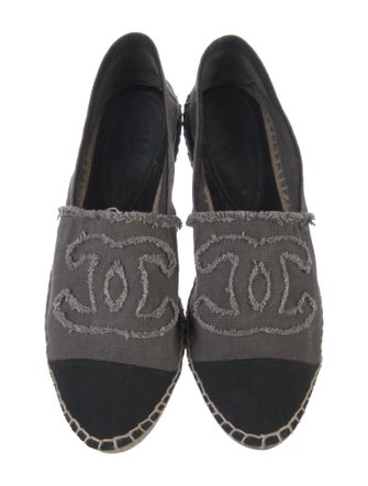 Chanel 2012 Interlocking CC Logo Espadrilles