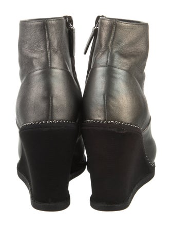 Chanel Interlocking CC Logo Leather Boots