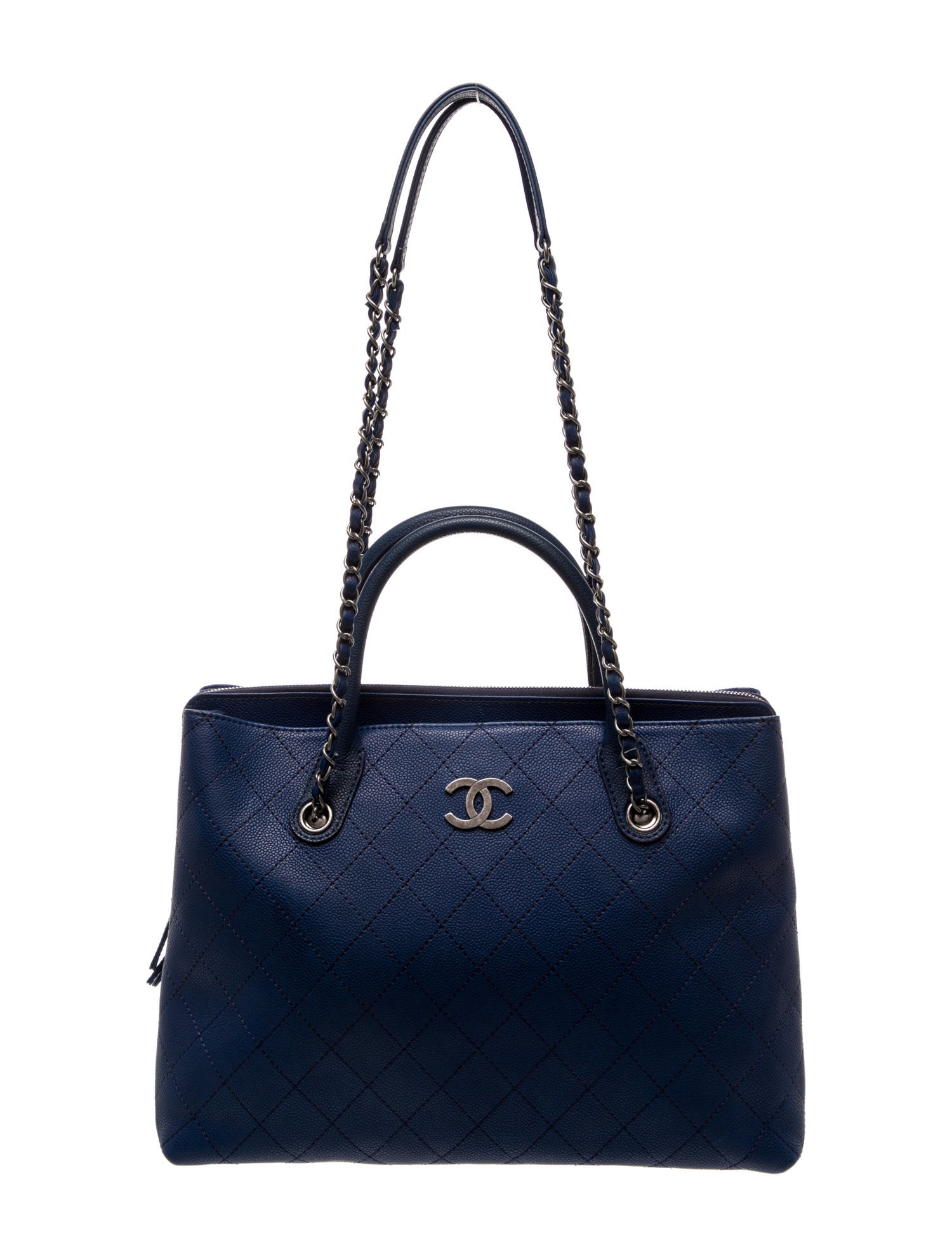 Chanel Grained Vegetal Shopping Tote