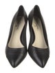Chanel Interlocking CC Logo Leather Pumps