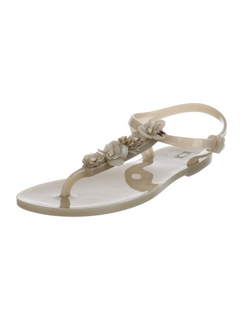 Chanel 2016 Interlocking CC Logo Sandals