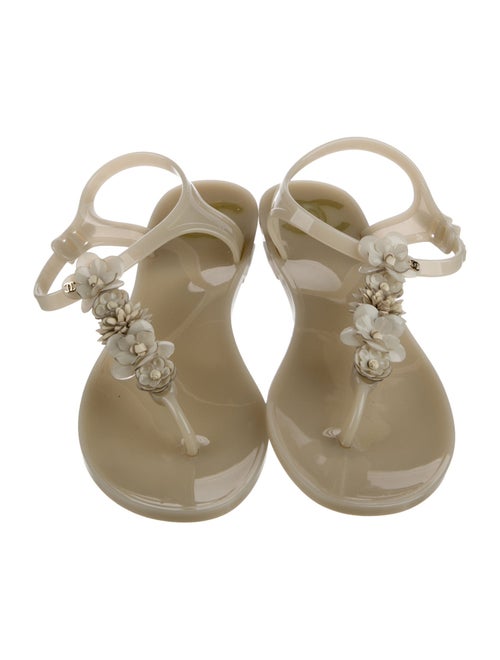 Chanel 2016 Interlocking CC Logo Sandals