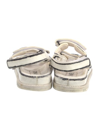 Chanel 2022 Interlocking CC Logo Slingback Sandals