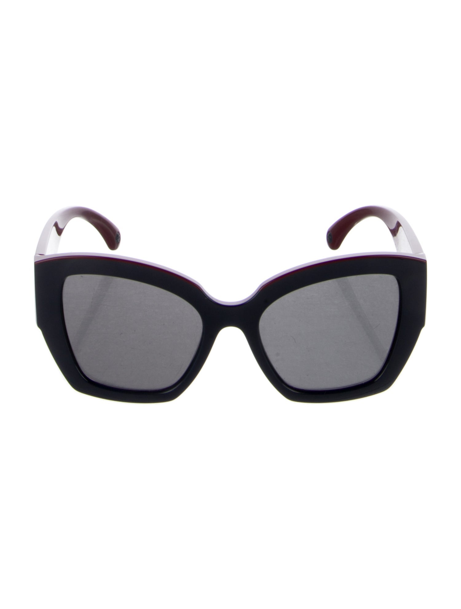 Chanel Interlocking CC Logo Square Sunglasses