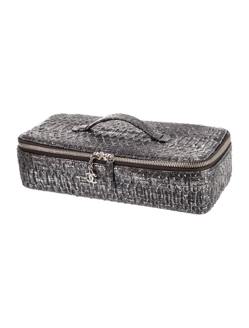 Chanel CC Python Jewelry Case