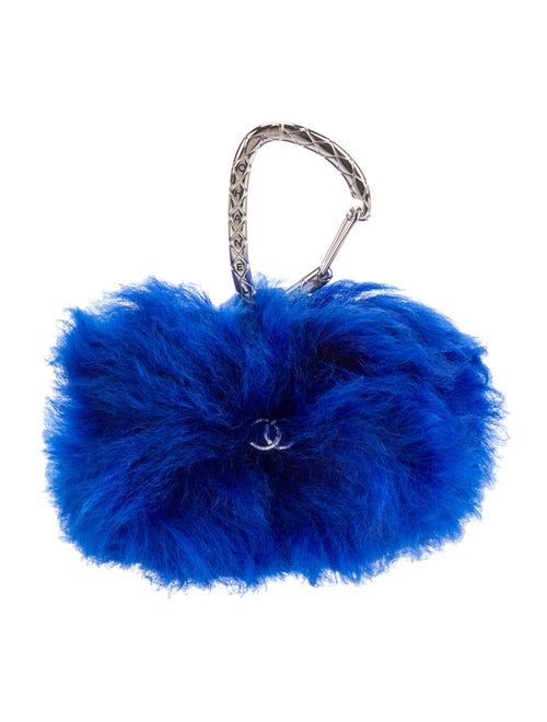 Chanel Shearling Jewel Hook Card Holder