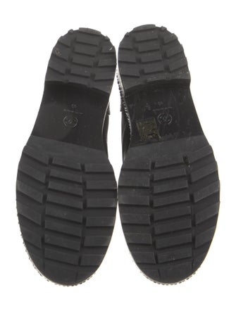 Chanel 2018 Interlocking CC Logo Combat Boots