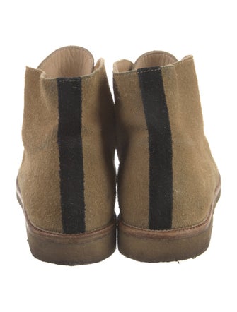 Chanel 2000's Suede Lace-Up Boots