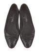 Chanel Interlocking CC Logo Leather Flats