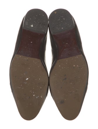 Chanel Interlocking CC Logo Leather Flats