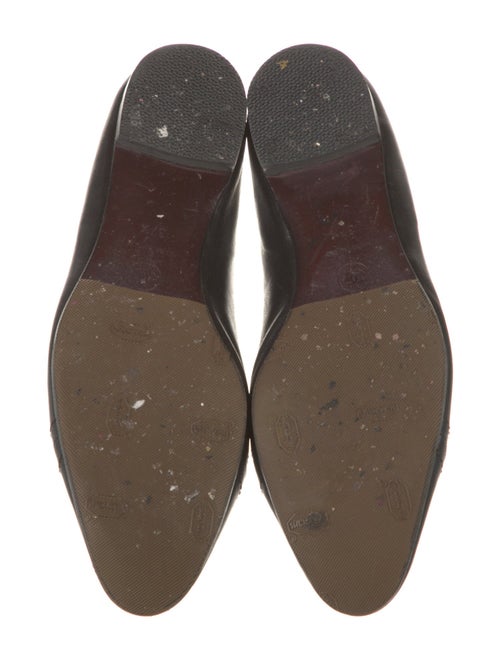 Chanel Interlocking CC Logo Leather Flats