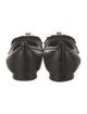 Chanel Interlocking CC Logo Leather Ballet Flats