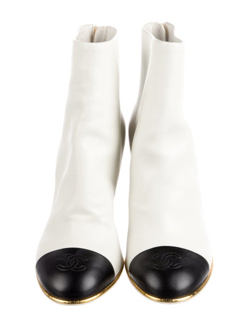 Chanel 2022 Interlocking CC Logo Boots